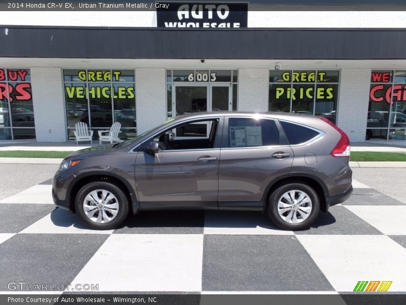 Urban Titanium Metallic / Gray 2014 Honda CR-V EX