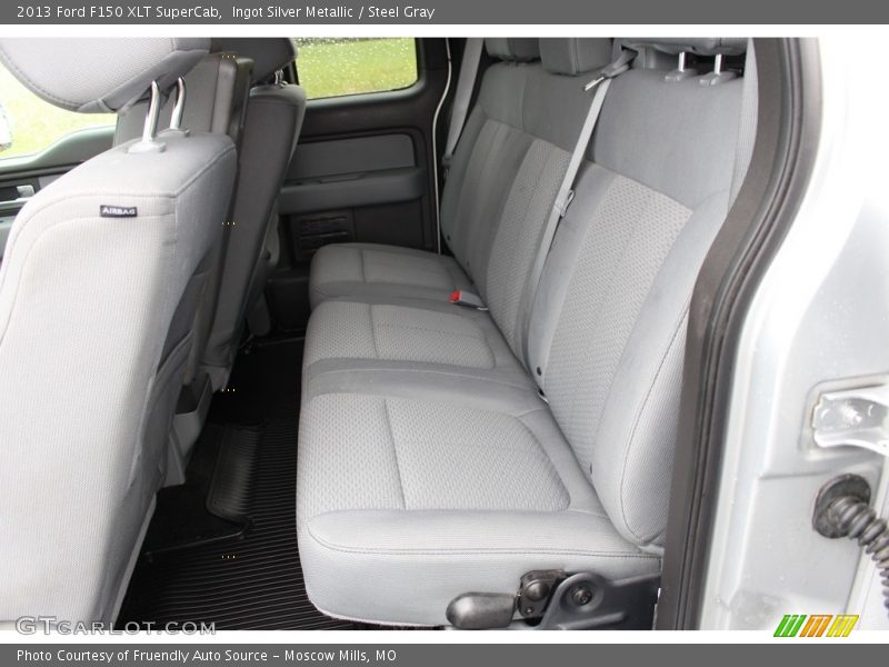 Ingot Silver Metallic / Steel Gray 2013 Ford F150 XLT SuperCab