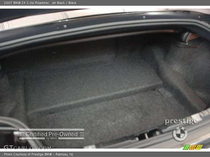 Jet Black / Black 2007 BMW Z4 3.0si Roadster