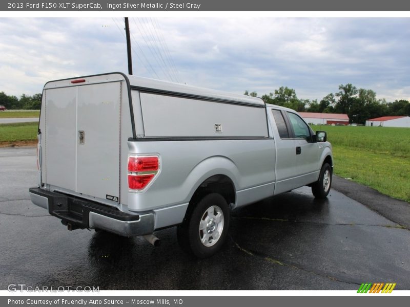 Ingot Silver Metallic / Steel Gray 2013 Ford F150 XLT SuperCab