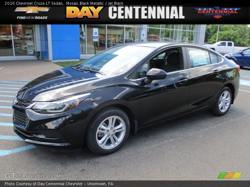 Mosaic Black Metallic / Jet Black 2016 Chevrolet Cruze LT Sedan