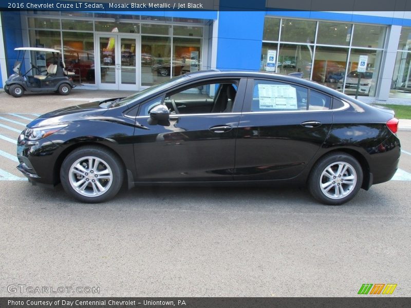 Mosaic Black Metallic / Jet Black 2016 Chevrolet Cruze LT Sedan