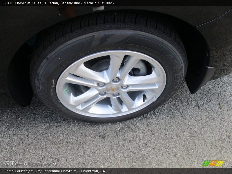 Mosaic Black Metallic / Jet Black 2016 Chevrolet Cruze LT Sedan