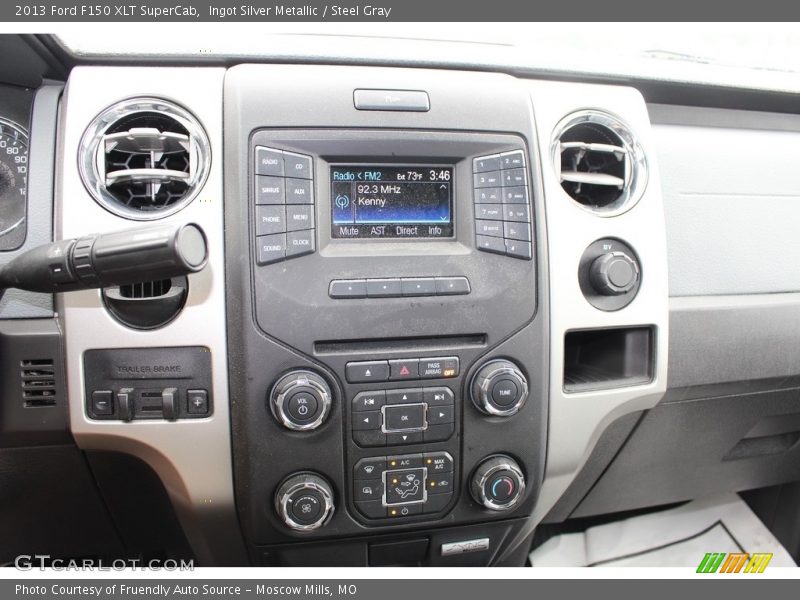 Ingot Silver Metallic / Steel Gray 2013 Ford F150 XLT SuperCab