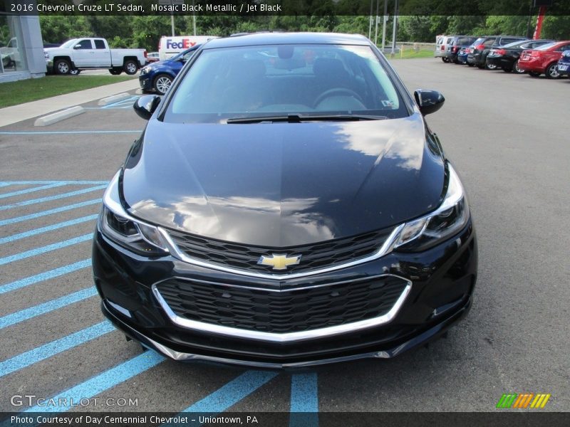 Mosaic Black Metallic / Jet Black 2016 Chevrolet Cruze LT Sedan