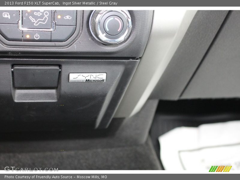 Ingot Silver Metallic / Steel Gray 2013 Ford F150 XLT SuperCab