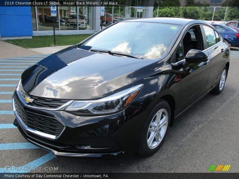 Mosaic Black Metallic / Jet Black 2016 Chevrolet Cruze LT Sedan