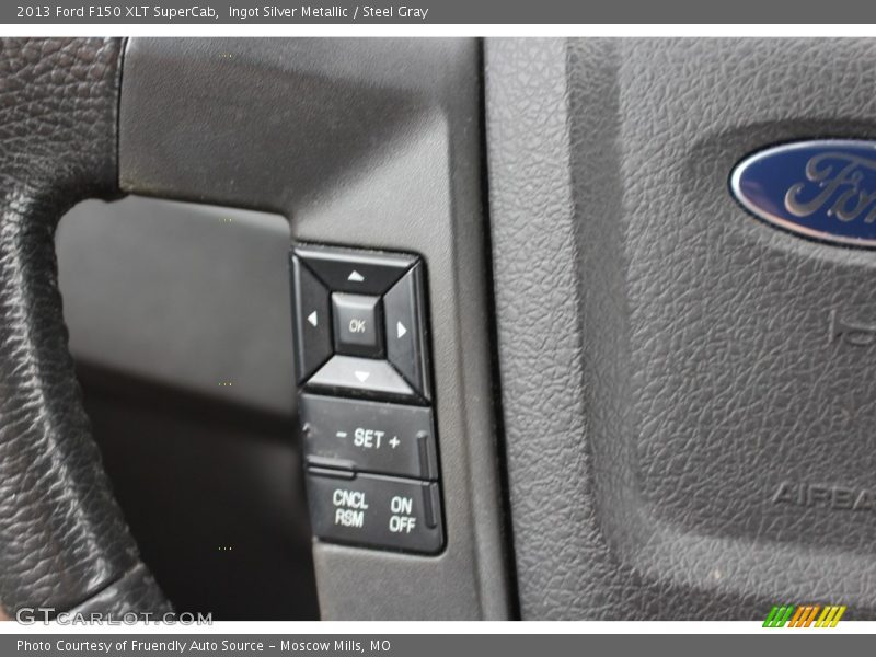 Ingot Silver Metallic / Steel Gray 2013 Ford F150 XLT SuperCab