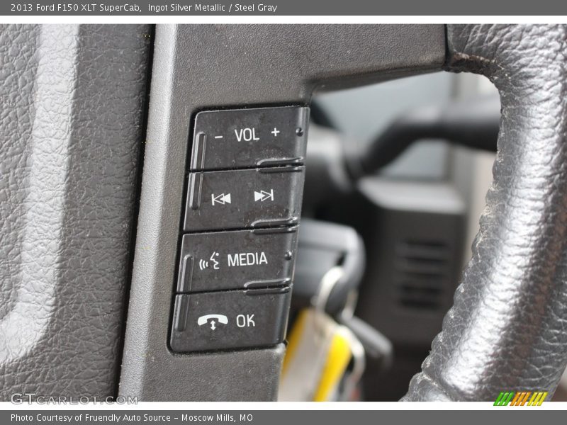 Ingot Silver Metallic / Steel Gray 2013 Ford F150 XLT SuperCab