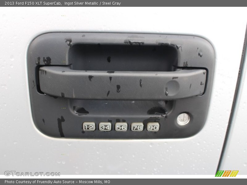 Ingot Silver Metallic / Steel Gray 2013 Ford F150 XLT SuperCab