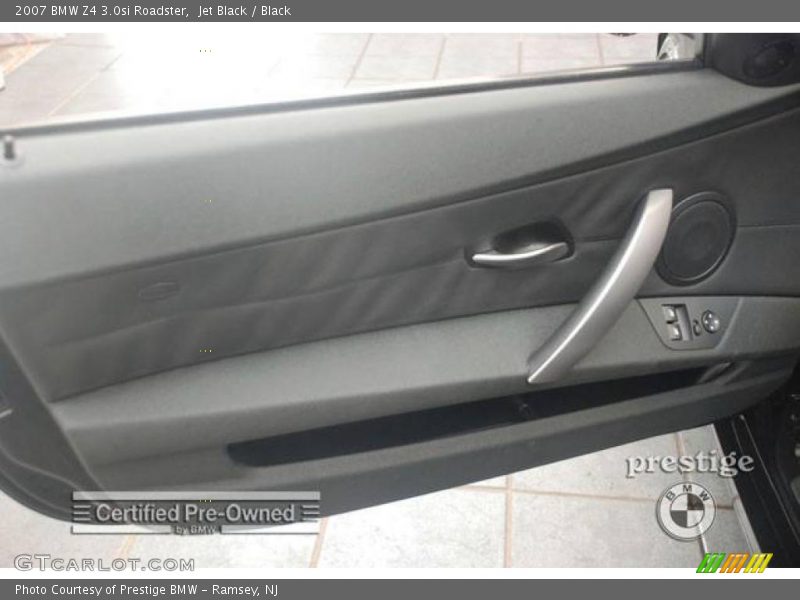 Jet Black / Black 2007 BMW Z4 3.0si Roadster