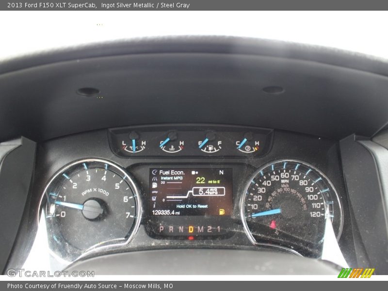 Ingot Silver Metallic / Steel Gray 2013 Ford F150 XLT SuperCab