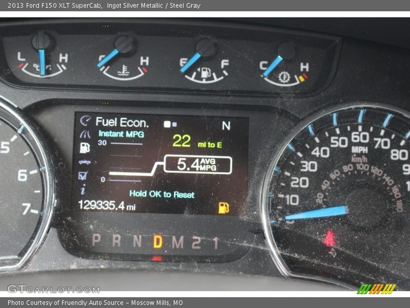 Ingot Silver Metallic / Steel Gray 2013 Ford F150 XLT SuperCab