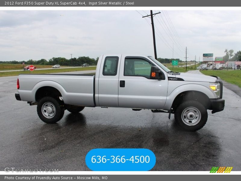 Ingot Silver Metallic / Steel 2012 Ford F350 Super Duty XL SuperCab 4x4