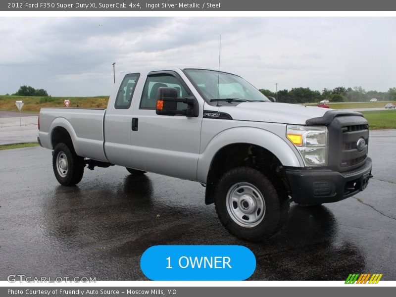 Ingot Silver Metallic / Steel 2012 Ford F350 Super Duty XL SuperCab 4x4