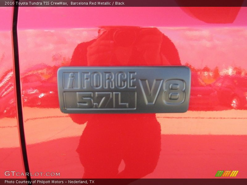 Barcelona Red Metallic / Black 2016 Toyota Tundra TSS CrewMax
