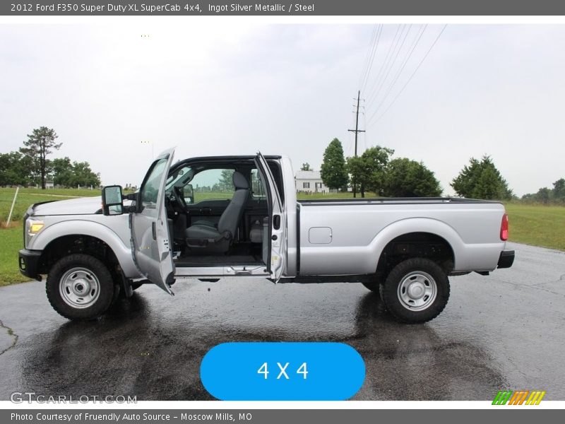 Ingot Silver Metallic / Steel 2012 Ford F350 Super Duty XL SuperCab 4x4