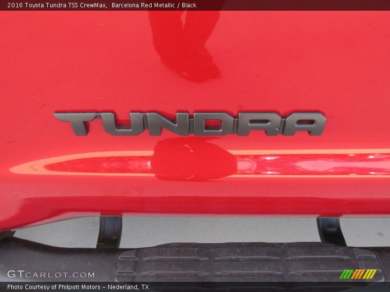 Barcelona Red Metallic / Black 2016 Toyota Tundra TSS CrewMax