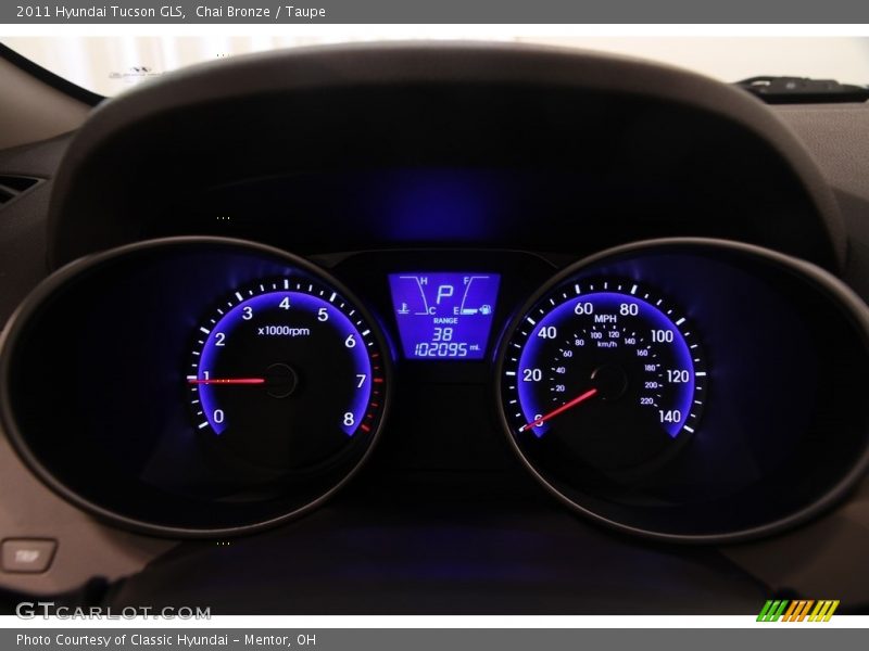 Chai Bronze / Taupe 2011 Hyundai Tucson GLS