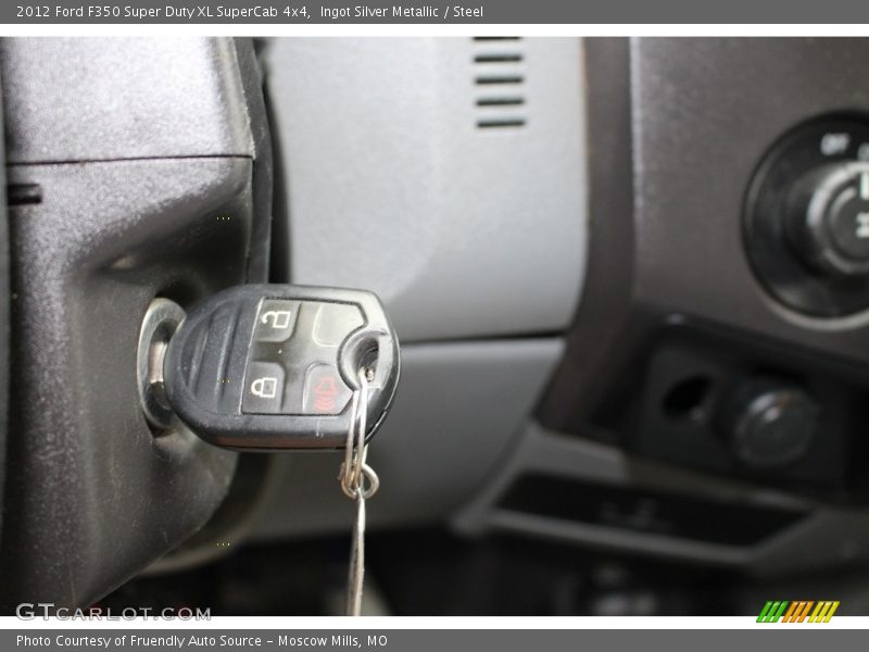 Ingot Silver Metallic / Steel 2012 Ford F350 Super Duty XL SuperCab 4x4