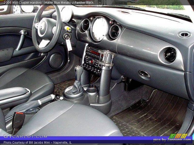 Hyper Blue Metallic / Panther Black 2006 Mini Cooper Hardtop