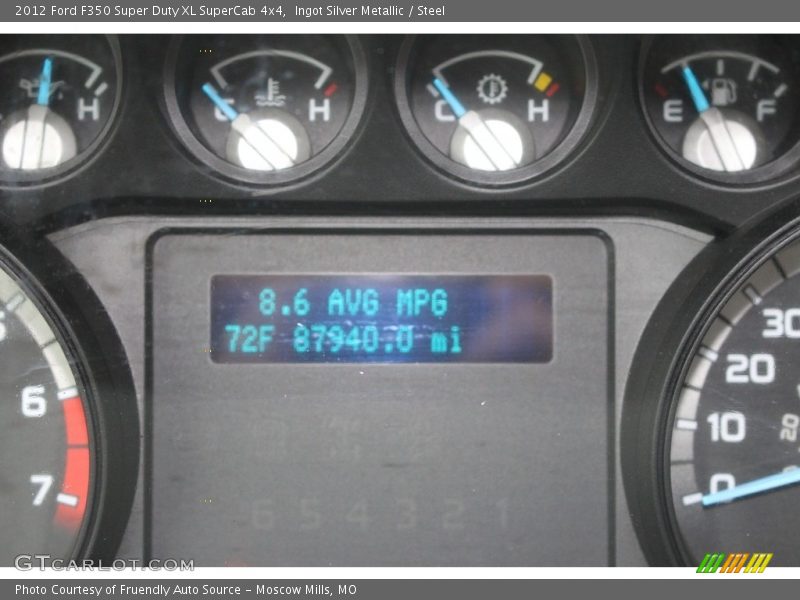 Ingot Silver Metallic / Steel 2012 Ford F350 Super Duty XL SuperCab 4x4