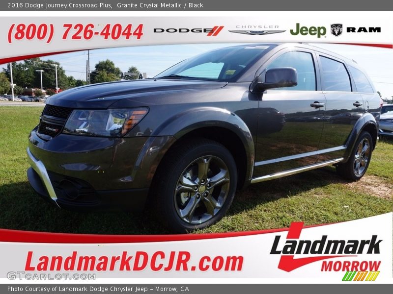 Granite Crystal Metallic / Black 2016 Dodge Journey Crossroad Plus