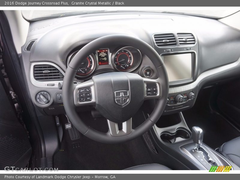 Granite Crystal Metallic / Black 2016 Dodge Journey Crossroad Plus