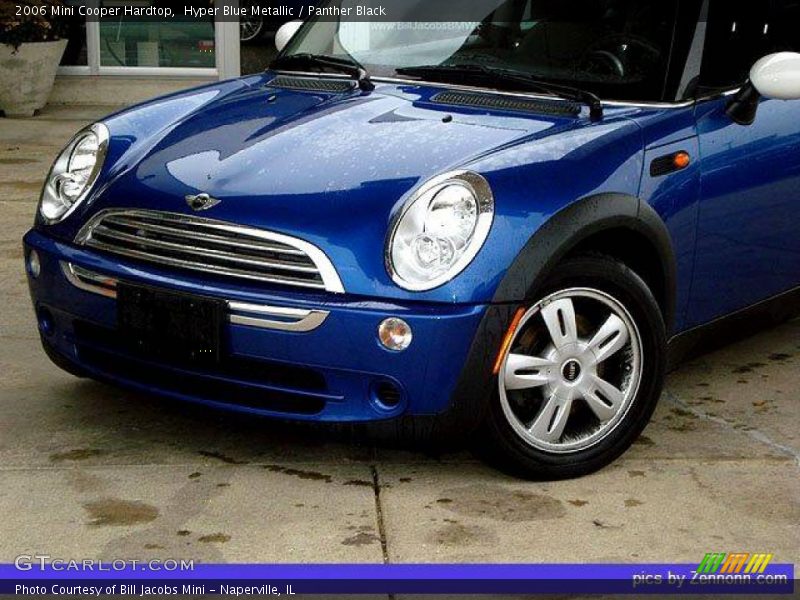 Hyper Blue Metallic / Panther Black 2006 Mini Cooper Hardtop