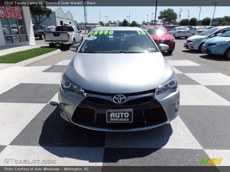 Celestial Silver Metallic / Black 2015 Toyota Camry SE