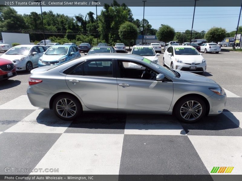 Celestial Silver Metallic / Black 2015 Toyota Camry SE