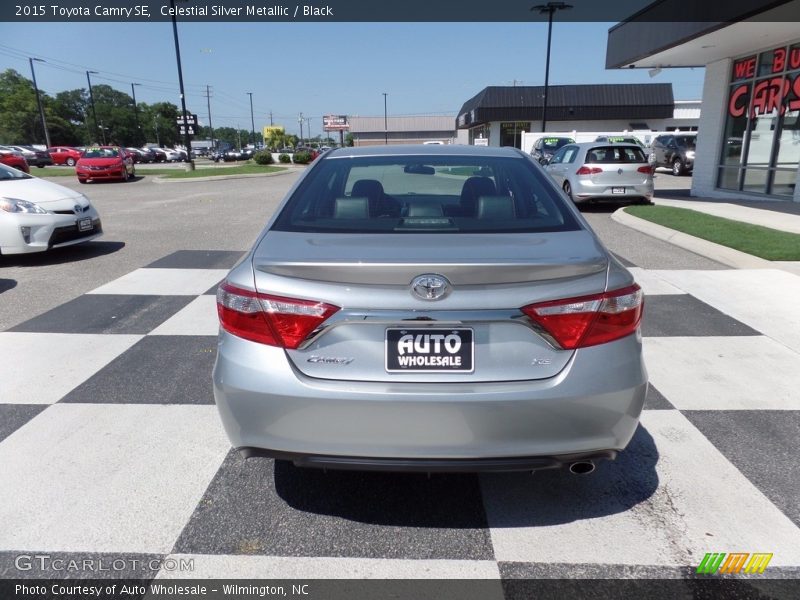 Celestial Silver Metallic / Black 2015 Toyota Camry SE