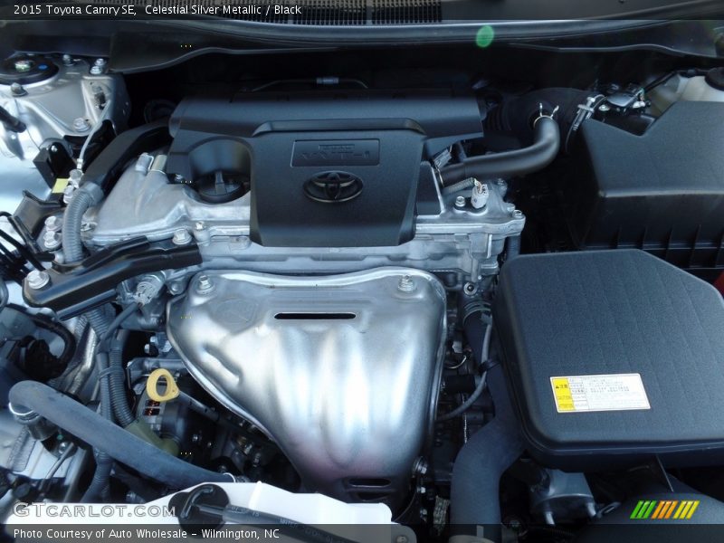 Celestial Silver Metallic / Black 2015 Toyota Camry SE