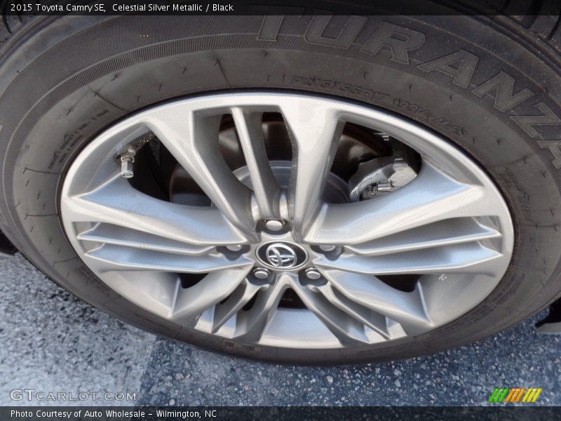 Celestial Silver Metallic / Black 2015 Toyota Camry SE