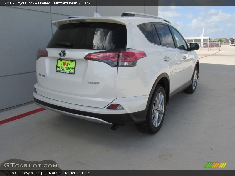 Blizzard Pearl / Black 2016 Toyota RAV4 Limited