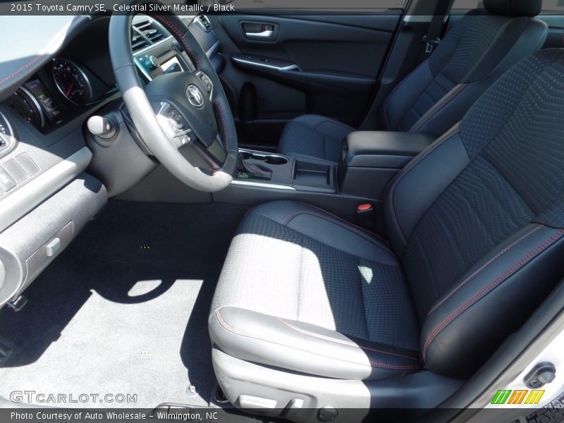 Celestial Silver Metallic / Black 2015 Toyota Camry SE