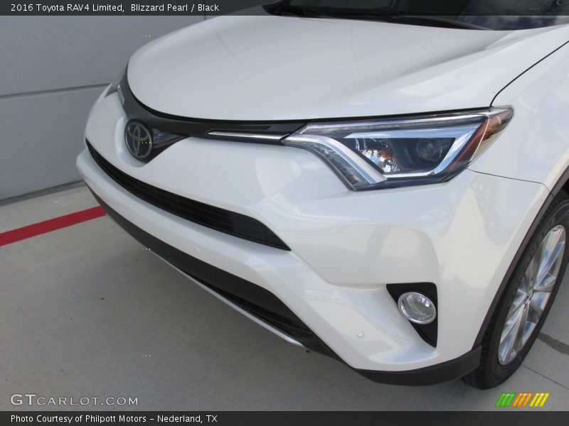 Blizzard Pearl / Black 2016 Toyota RAV4 Limited