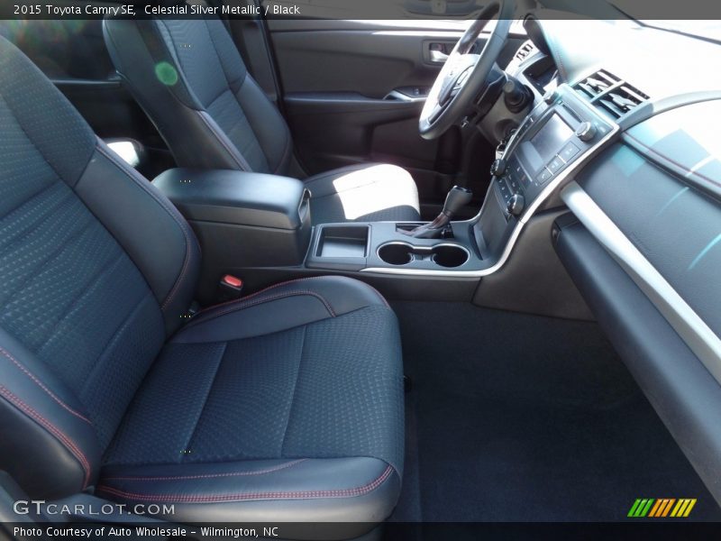 Celestial Silver Metallic / Black 2015 Toyota Camry SE