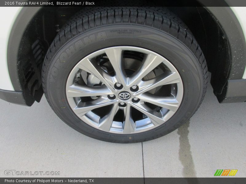 Blizzard Pearl / Black 2016 Toyota RAV4 Limited
