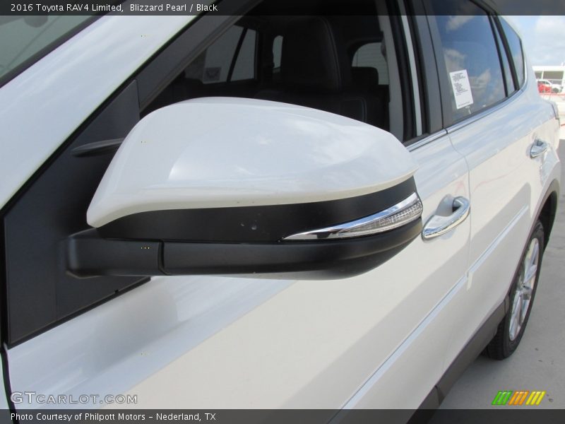 Blizzard Pearl / Black 2016 Toyota RAV4 Limited