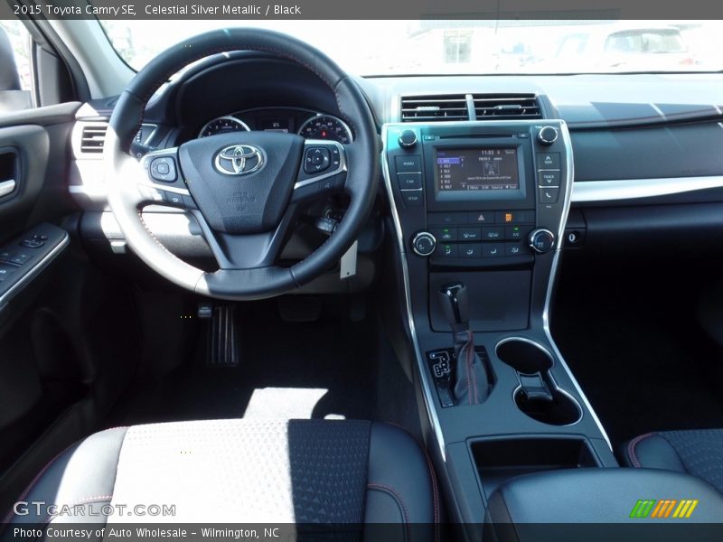 Celestial Silver Metallic / Black 2015 Toyota Camry SE