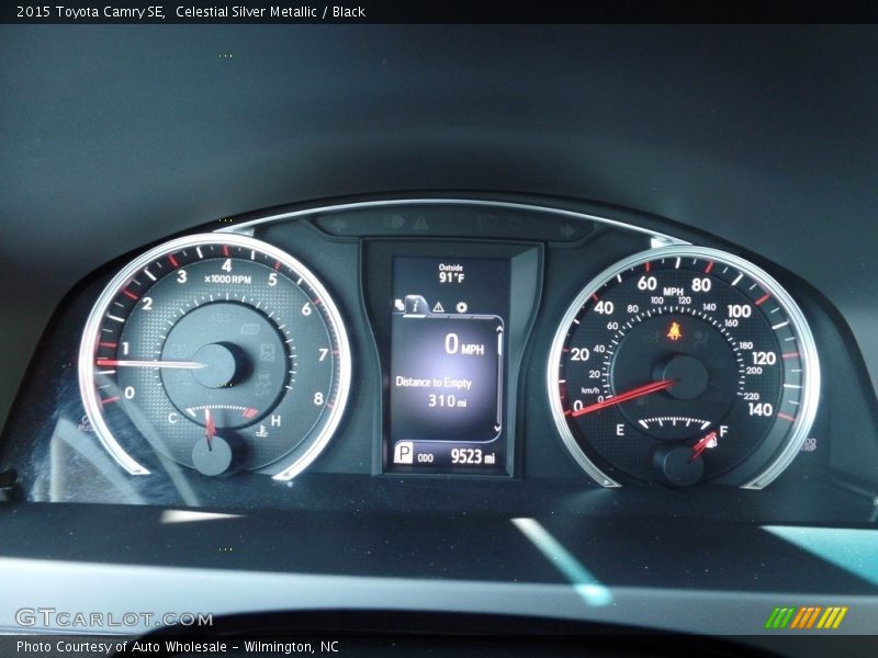 Celestial Silver Metallic / Black 2015 Toyota Camry SE