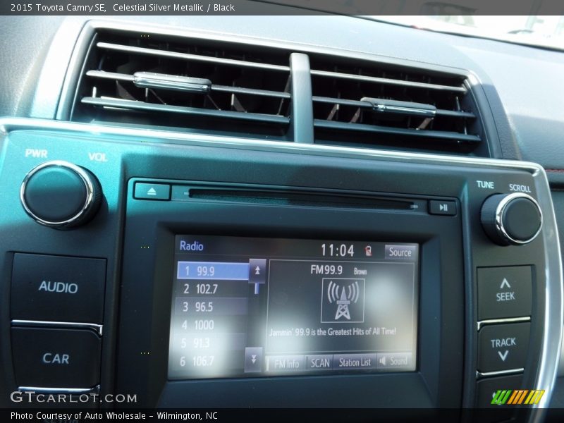 Celestial Silver Metallic / Black 2015 Toyota Camry SE