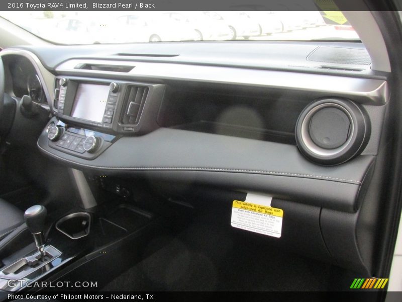 Blizzard Pearl / Black 2016 Toyota RAV4 Limited