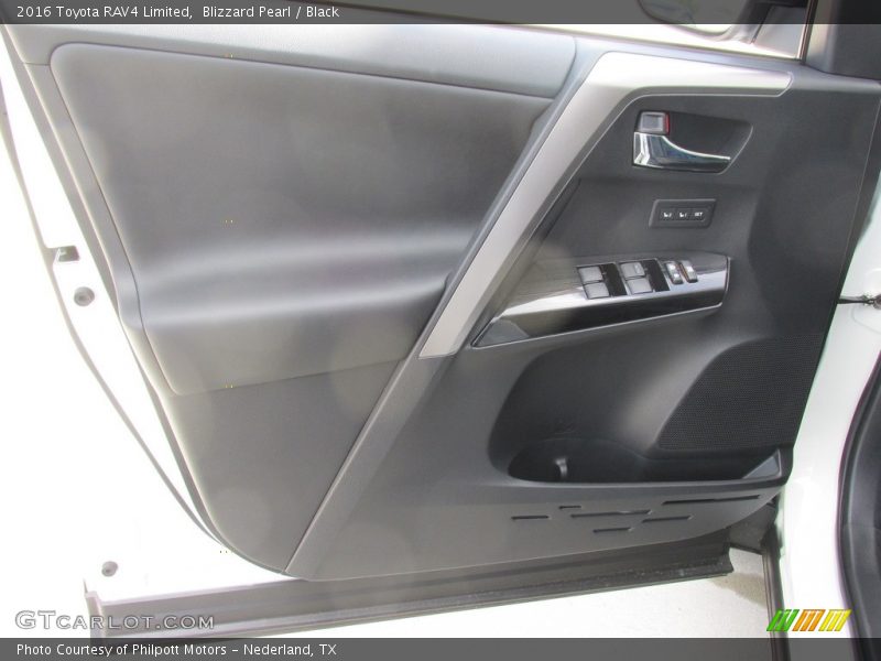 Blizzard Pearl / Black 2016 Toyota RAV4 Limited