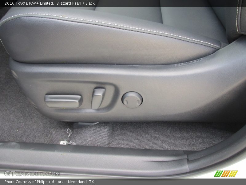 Blizzard Pearl / Black 2016 Toyota RAV4 Limited