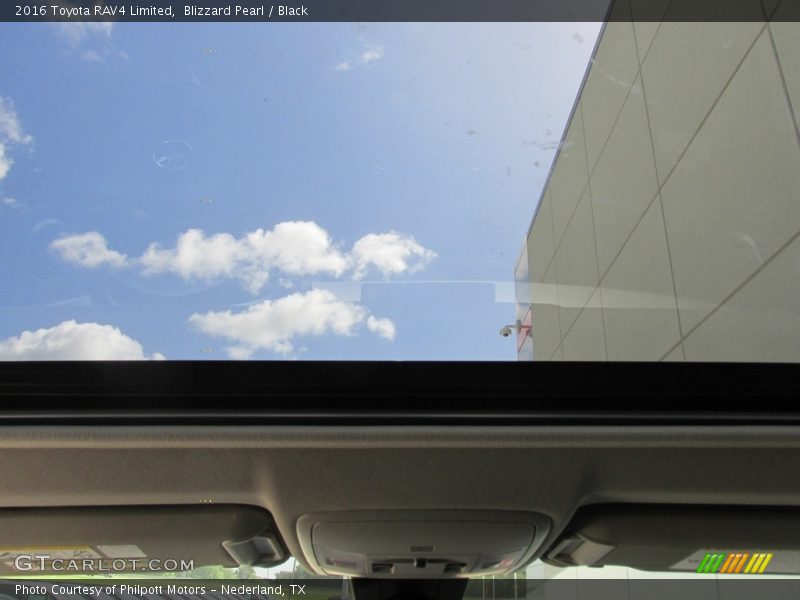 Blizzard Pearl / Black 2016 Toyota RAV4 Limited