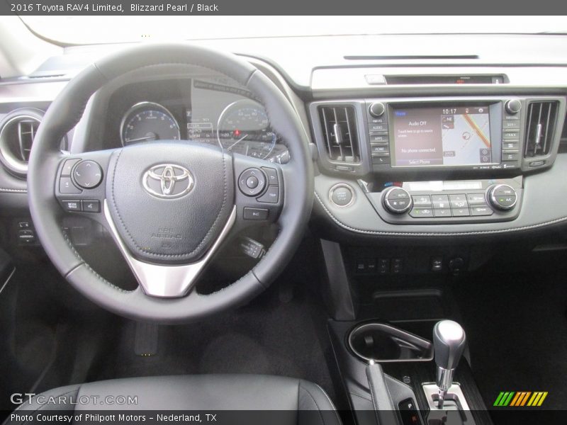 Blizzard Pearl / Black 2016 Toyota RAV4 Limited