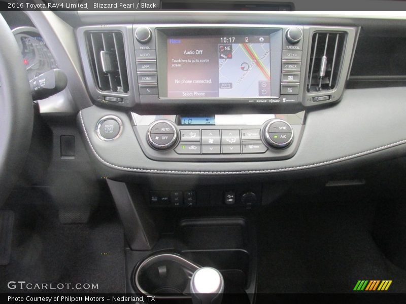 Blizzard Pearl / Black 2016 Toyota RAV4 Limited