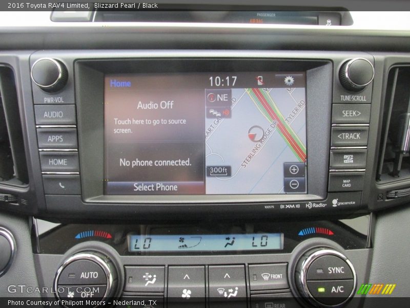 Blizzard Pearl / Black 2016 Toyota RAV4 Limited